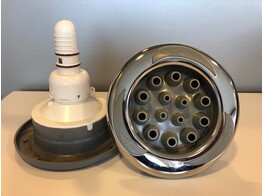 JET  SANS CORPS  MASTER MASSAGE  ASSY 1 1/2 SX1/2 S  INOX AVEC LOGO