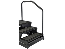 SIDERAIL FOR SWIMSPA STAIRS WITH 3 STEPS - BLACK